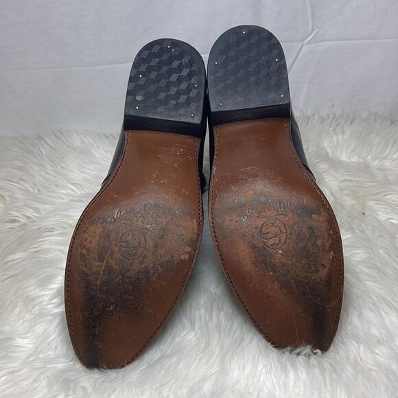 Durango Brown Leather Side Zip Short Western Boots Sz 8.5 EE - Picture 6 of 7